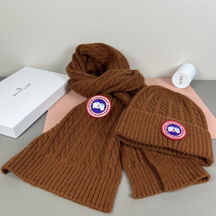 Cashmere cotton scarf and hat,no box. HX25-805-814