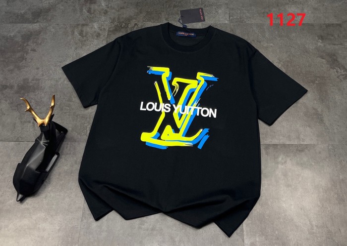 Fashion cotton T shirt for men and women, CL25-1126-1127