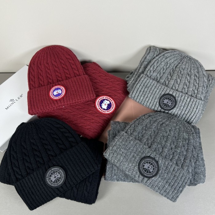 Cashmere cotton scarf and hat,no box. HX25-805-814