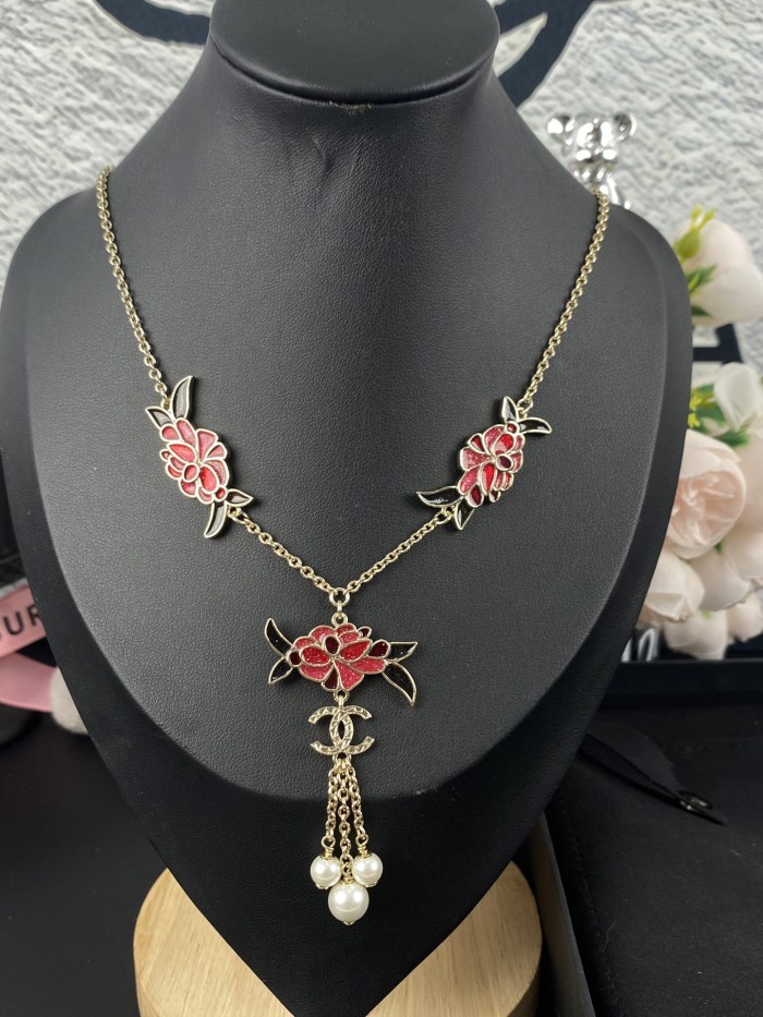 Earring brooch necklace jewelry ,with box, J25-244-248