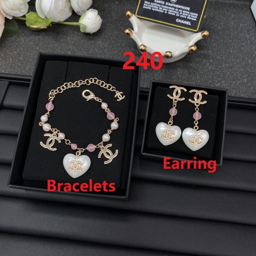 Earring bracelets jewelry ,with box,  J25-240