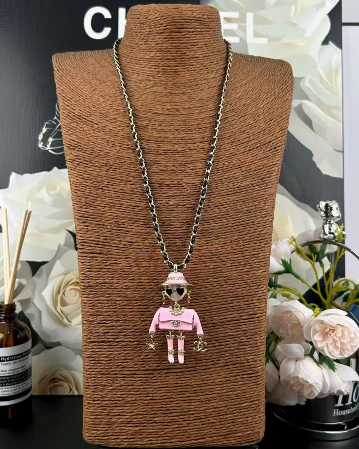 Brooch necklace jewelry ,with box, J25-251-252