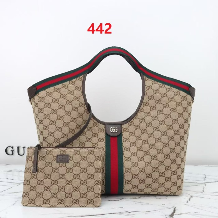 Leather canvas bag ,5A ,size 60*47*16cm,no box,  B110-442