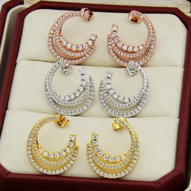 Earring jewelry ,with box, J25-323-325