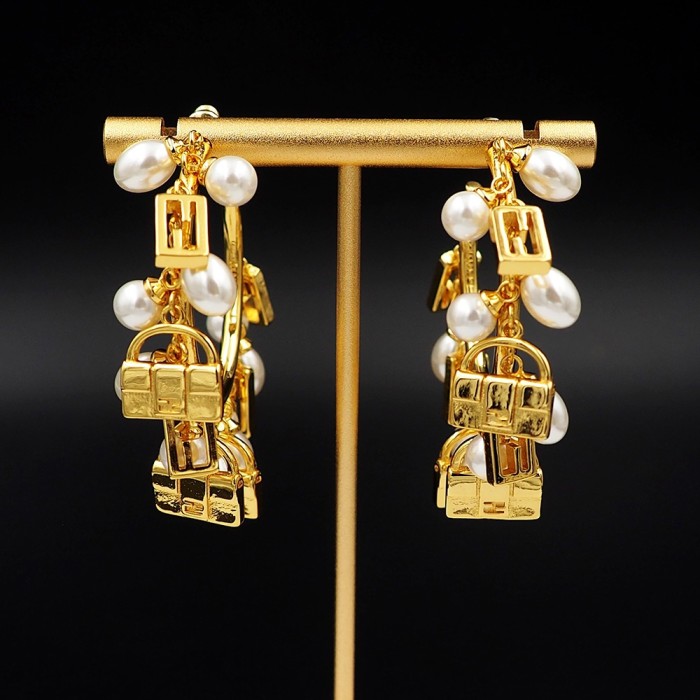 Earring jewelry ,with box,  J25-335