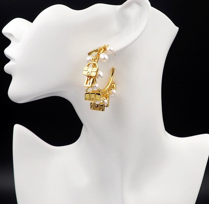 Earring jewelry ,with box,  J25-335