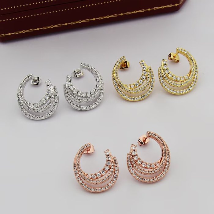 Earring jewelry ,with box,  J25-323-325