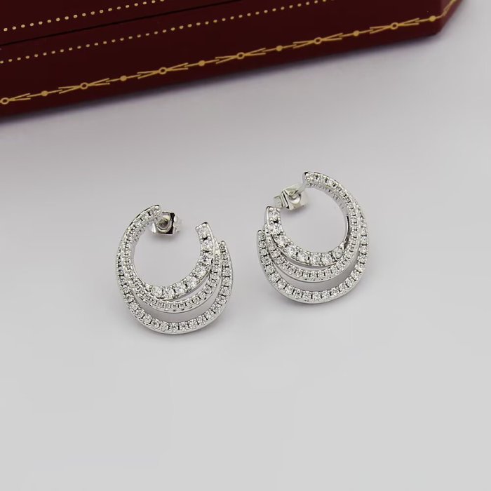 Earring jewelry ,with box,  J25-323-325