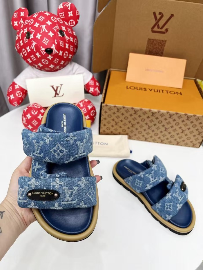 Women's men flat sandals,size 35-45, SS60-746-748