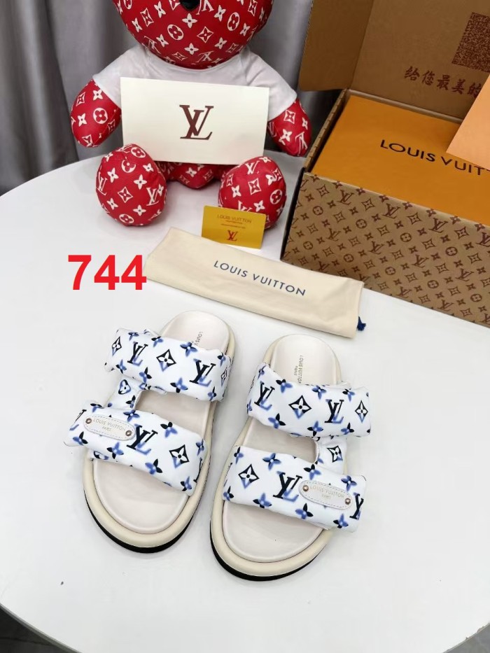 Women's men flat sandals,size 35-45, SS60-744-745