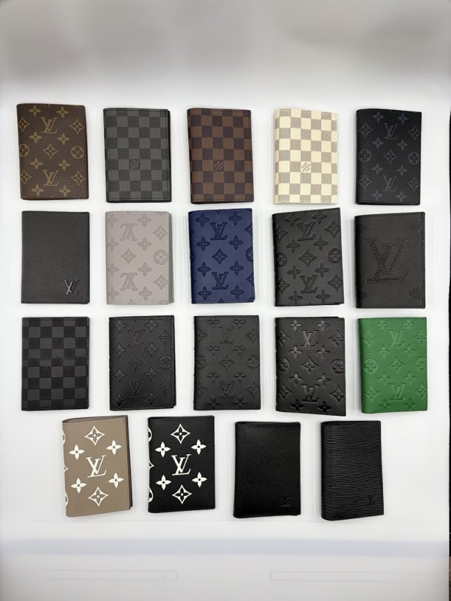 Split leather passport covers,AAAA,with box,size:10*14*2.5cm,B35-321-339