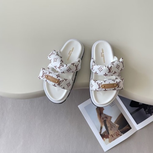 Women's men flat sandals,size 35-45, SS60-744-745