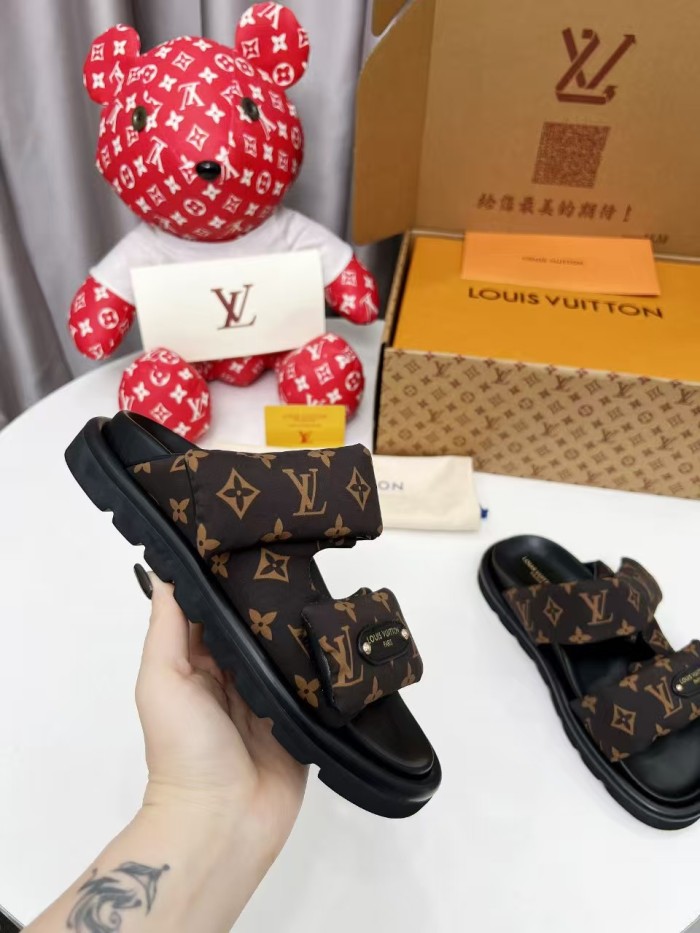 Women's men flat sandals,size 35-45, SS60-746-748
