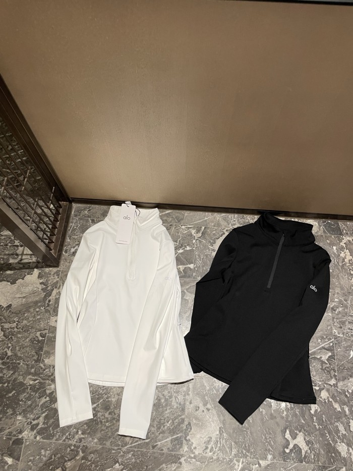 Women Elastic Sports Stand Collar Sweatshirt Yoga clothes,CL35-117