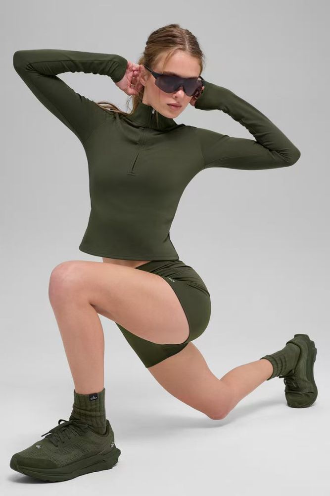 Women Elastic Sports Stand Collar Sweatshirt Yoga clothes,CL35-118