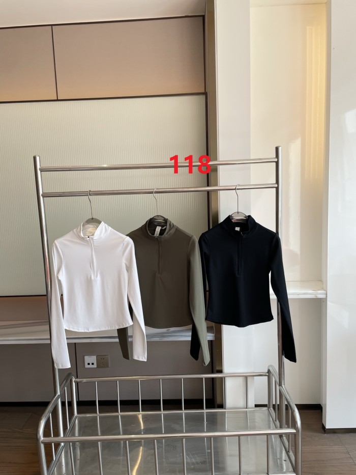 Women Elastic Sports Stand Collar Sweatshirt Yoga clothes,CL35-118