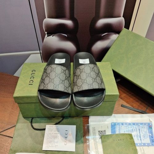 Leather flat slipper shoes for men and women, with box, size 35-46, SS29.9-1-2