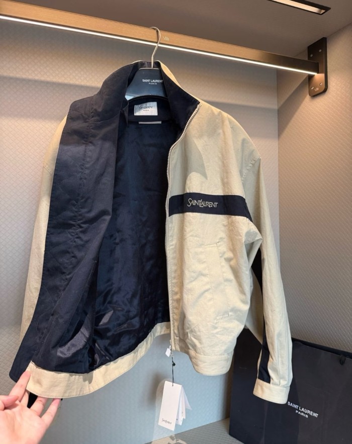 Unisex Embroidered Sporty Loose Casual Stand Collar Jacket clothes, CL110-159