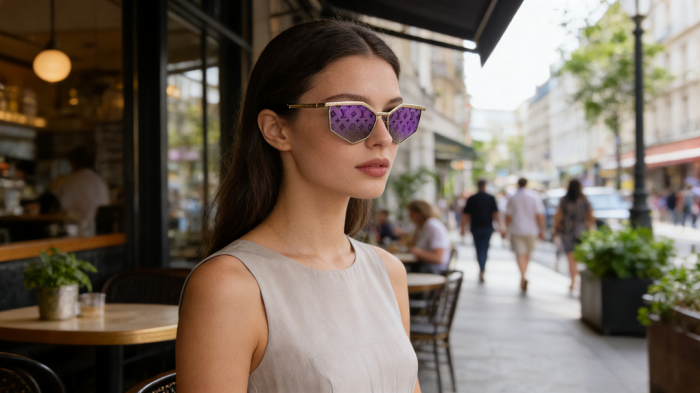 Blue light blocking sunglasses with the box and case ,G25-3487-3492