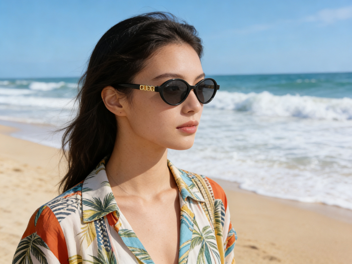 Blue light blocking sunglasses with the box and case ,G25-3504-3511