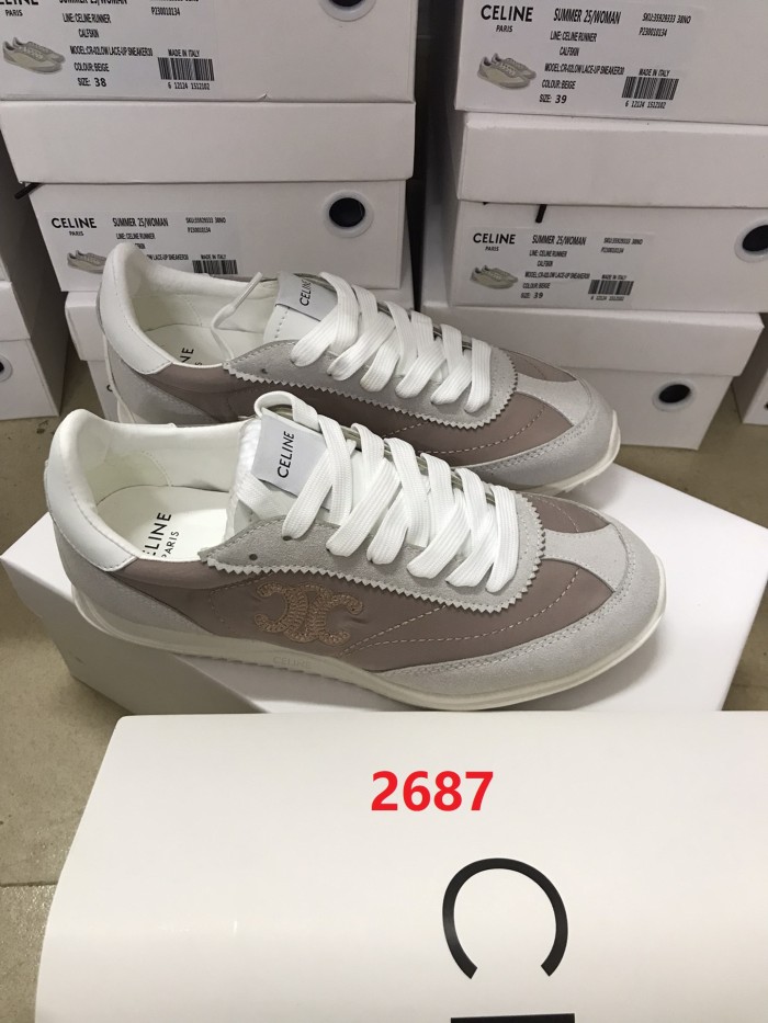 Women's flat sneaker shoes,  size 35-40, SS70-2682-2689