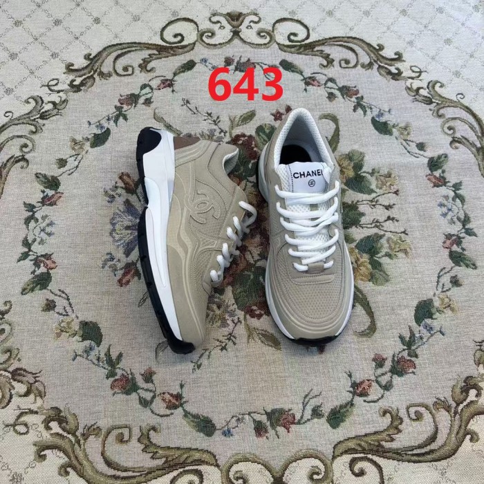 Women's flat sneaker shoes,  size 35-41, SS80-643-644