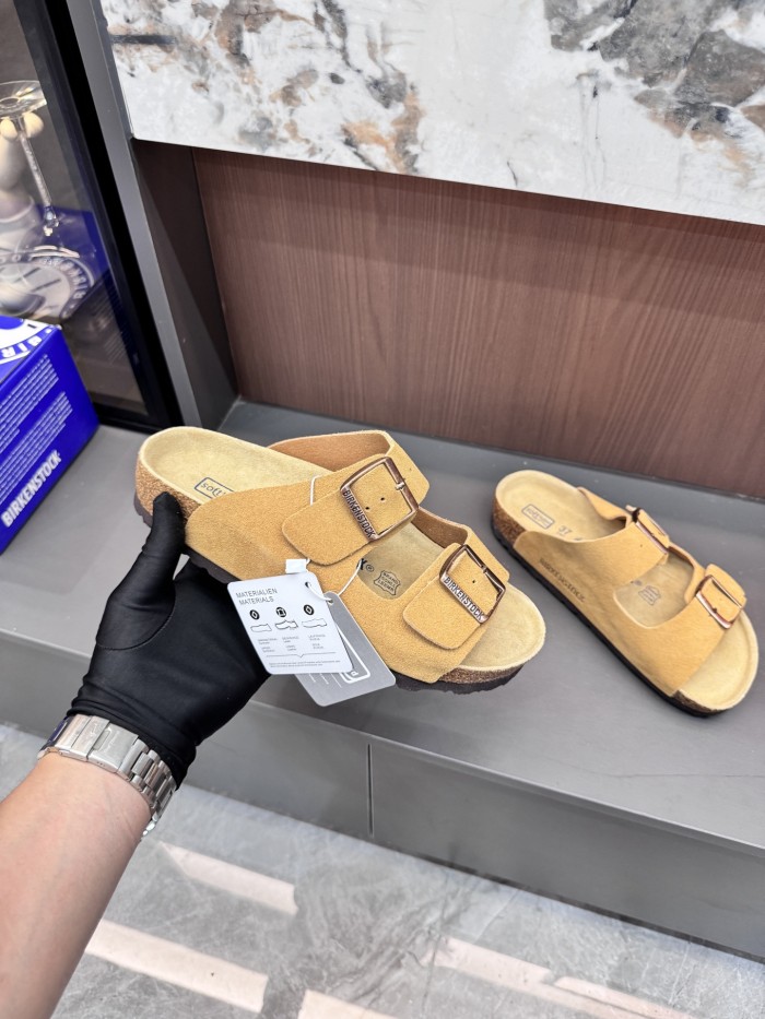 Men women cork vintage beach slippers casual slippers outside,with box,size 36-46, SS50-2044