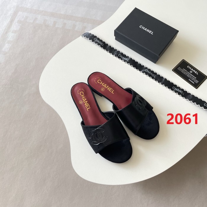 Women's flat slippers shoes, size 35-42, SS50-2061