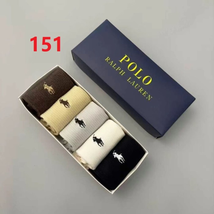 Embroidery breathable sports cotton socks for men women， 5 pairs of 1 box. free size,CL15.5-151