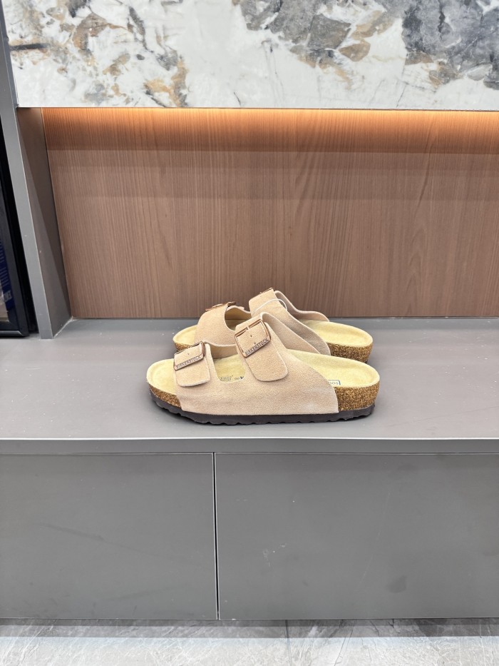 Men women cork vintage beach slippers casual slippers outside,with box,size 36-46, SS50-2039