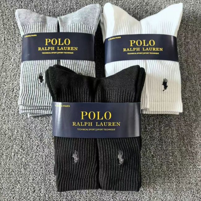 Embroidery breathable sports cotton socks for men, 6 pairs. no box, size 38-46,CL15.5-153