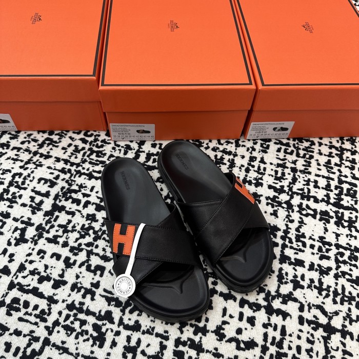 Women's men flat slippers shoes, size 35-45, SS50-2086-2088