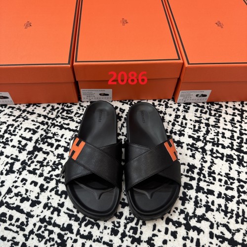 Women's men flat slippers shoes, size 35-45, SS50-2086-2088
