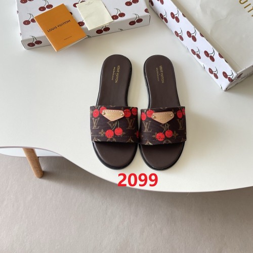 Women's flat slippers shoes, size 35-42, SS50-2099