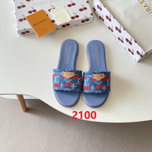 Women's flat slippers shoes, size 35-42, SS50-2100