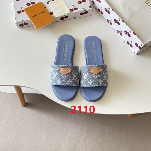 Women's flat slippers shoes, size 35-42, SS50-2110