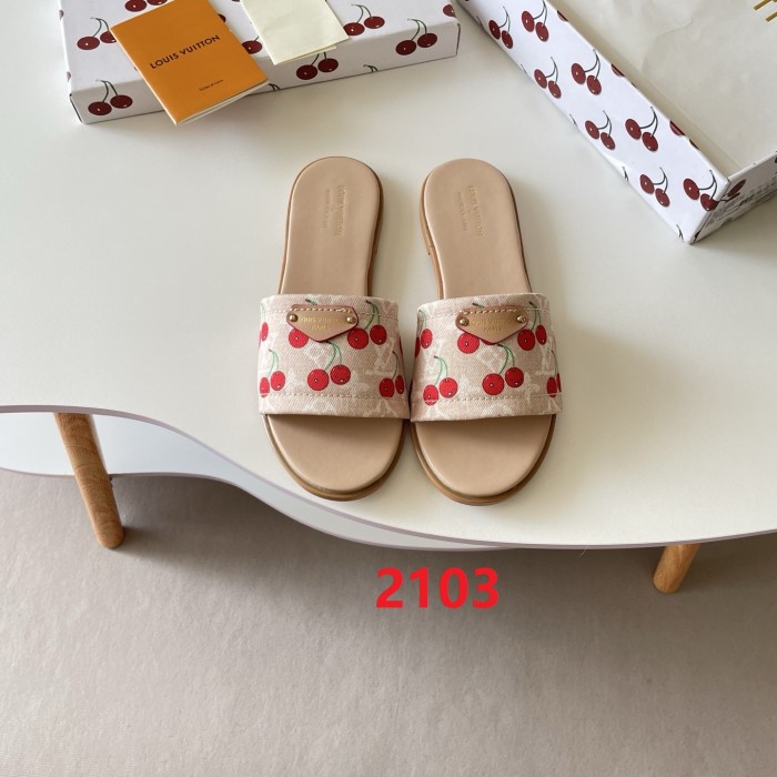 Women's flat slippers shoes, size 35-42, SS50-2103