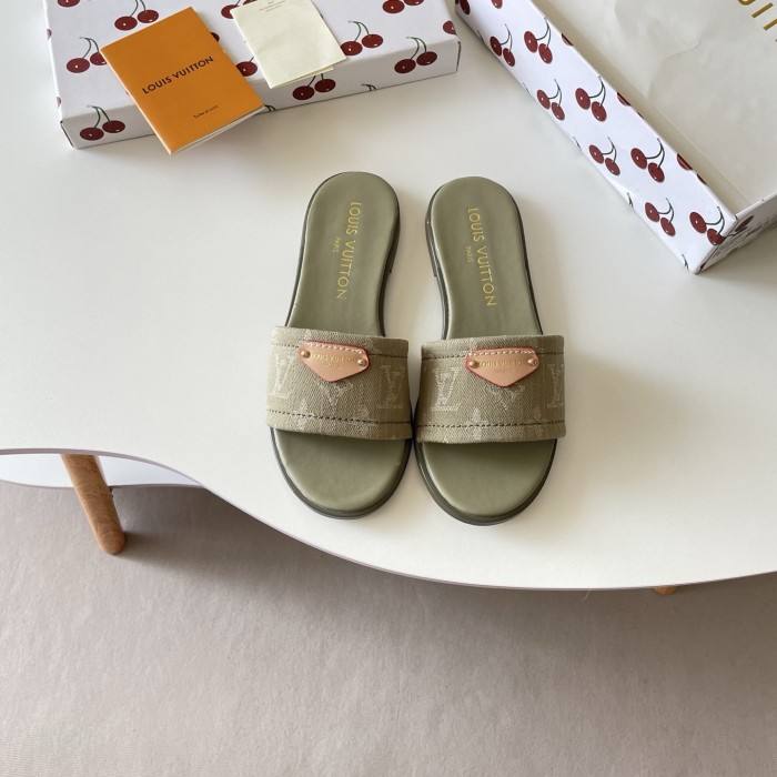Women's flat slippers shoes, size 35-42, SS50-2107