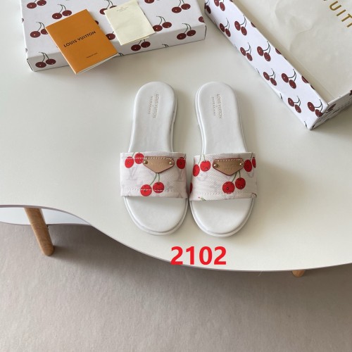 Women's flat slippers shoes, size 35-42, SS50-2102