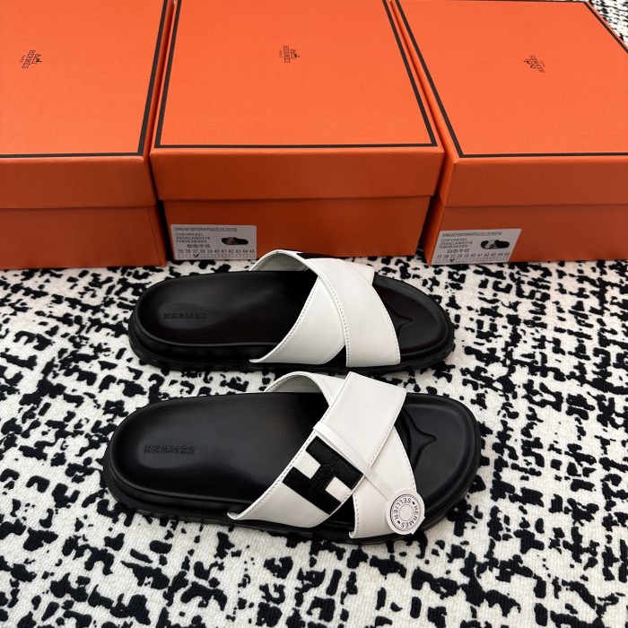 Women's men flat slippers shoes, size 35-45, SS50-2086-2088