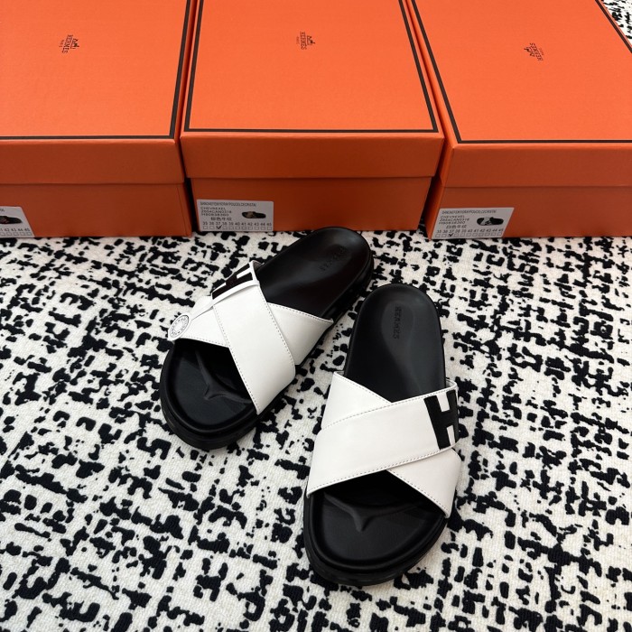 Women's men flat slippers shoes, size 35-45, SS50-2086-2088