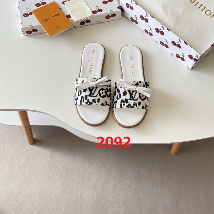 Women's flat slippers shoes, size 35-42, SS50-2092