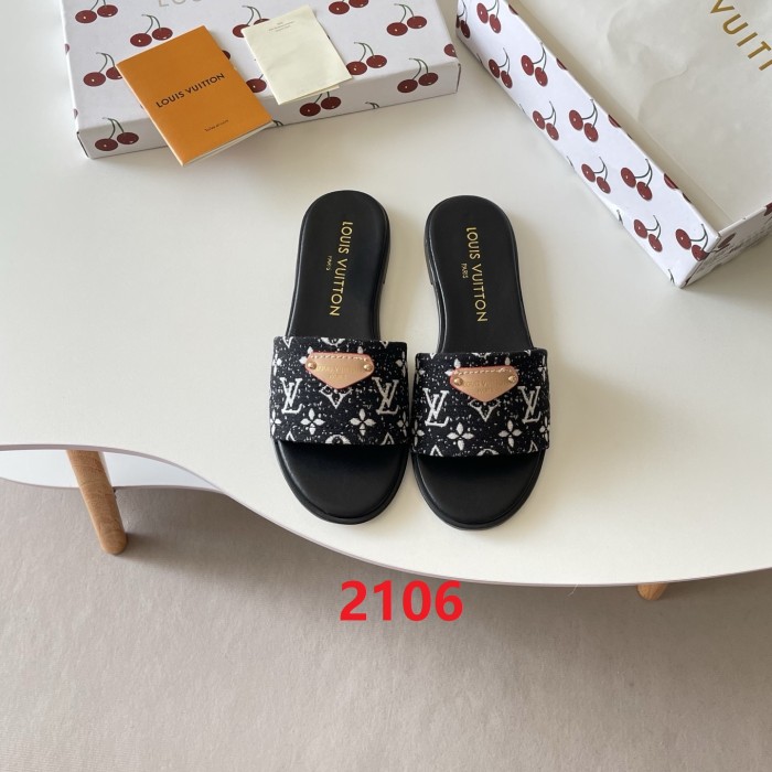 Women's flat slippers shoes, size 35-42, SS50-2106