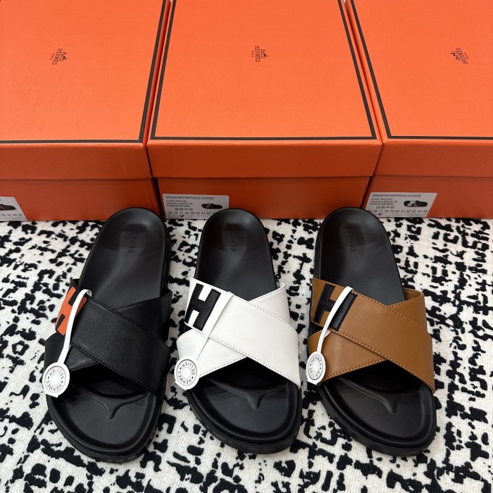 Women's men flat slippers shoes, size 35-45, SS50-2086-2088