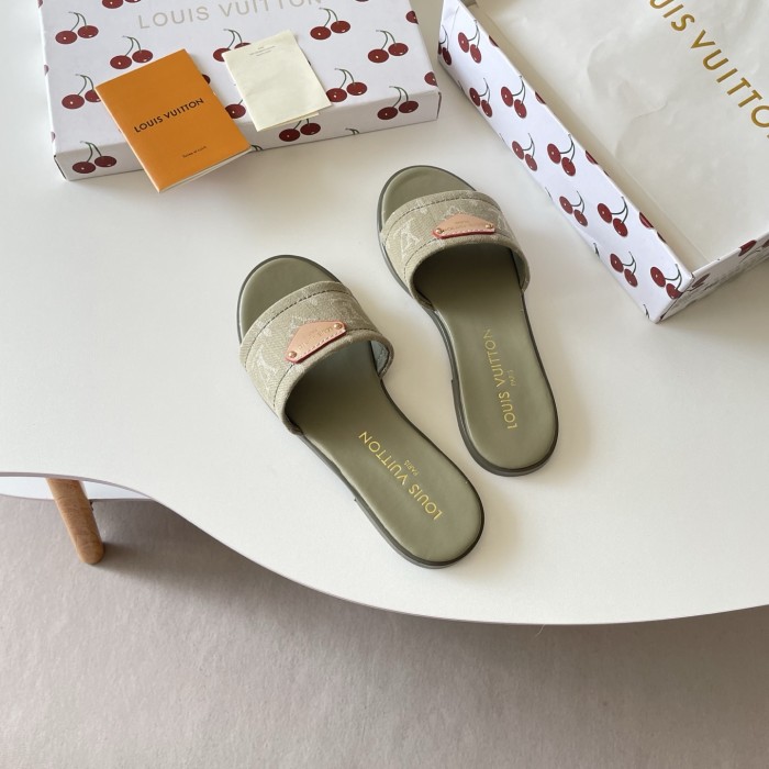 Women's flat slippers shoes, size 35-42, SS50-2107