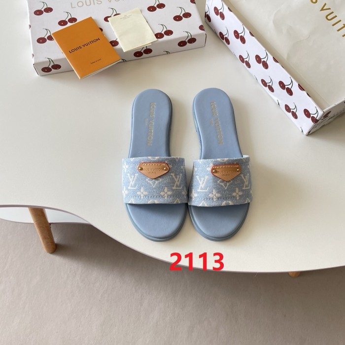 Women's flat slippers shoes, size 35-42, SS50-2113