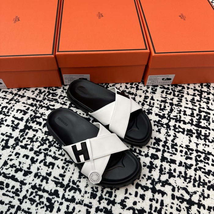 Women's men flat slippers shoes, size 35-45, SS50-2086-2088