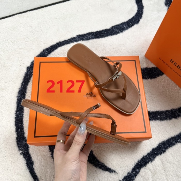 Women's flat slippers shoes, size 35-42, SS50-2127