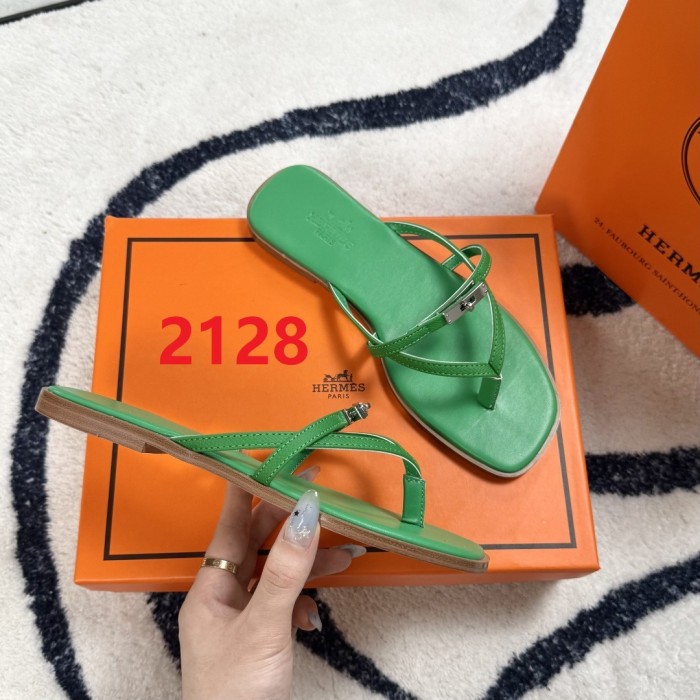 Women's flat slippers shoes, size 35-42, SS50-2128