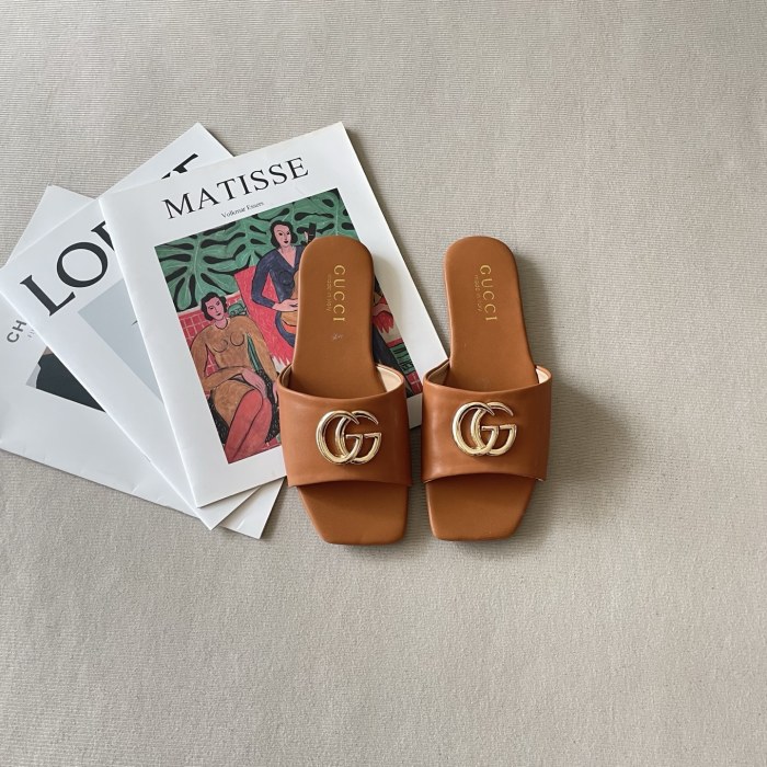 Women's flat slippers shoes, size 35-42, SS50-2146
